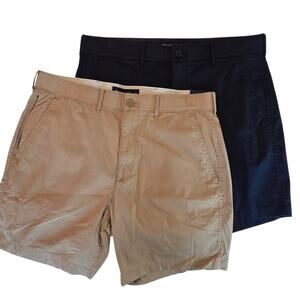 Abercrombie & Fitch A&F All Day Shorts 2-pair Classic Fit Stretch NWT sz 34